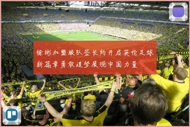 徐彬加盟狼队签长约开启英伦足球新篇章勇敢追梦展现中国力量
